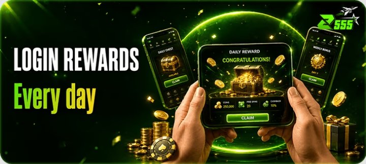 login rewards every day